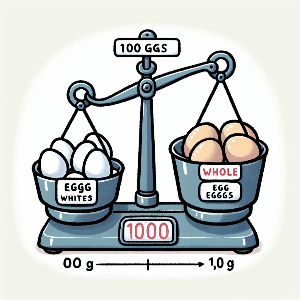 100 грамм яичного белка это сколько яиц