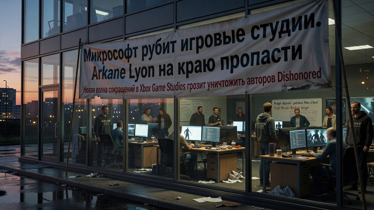 Microsoft рубит игровые студии. Arkane Lyon на краю пропасти