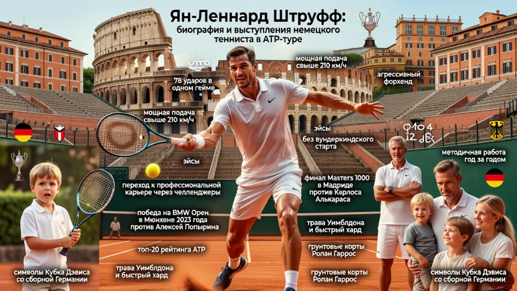 Ян-Леннард Штруфф: биография и выступления немецкого теннисиста в ATP-туре