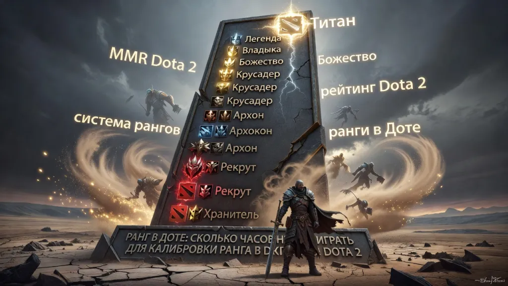 Ранг в доте: Сколько часов нужно играть для калибровки ранга в Dota 2
